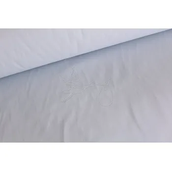 Světle modrá - bavlněné plátno de luxe, šíře 240cm - 085