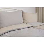 Podpěrová s.r.o. Krepové povlečení PEPITO BÉŽOVÉ / UNI BÉŽOVÁ Velikost: 200x220 cm (1 ks), 70x90 cm (2 ks) ŠEV na peřině