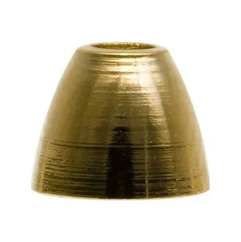 Hends Brass Cone Heads - Kónická hlavička zlatá 4,0 mm, 10 ks