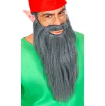 Widmann Dlouhé šedivé vousy s knírem