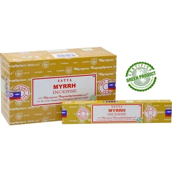 Čajovna Satya Vonné tyčinky Myrha 15 g