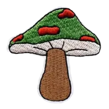 Nažehlovací nášivka - houba III (5,0 x 5,0 cm)