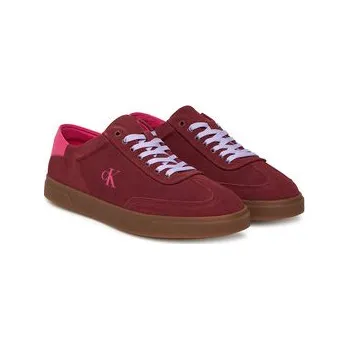 Dámské tenisky Sneakersy Calvin Klein Low Pro Cups Lace Up Sue Mix Mg HW0HW02683 Bordó 37