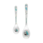 CANPOL BABIES Melaminové lžičky Exotic Animals šedé 2 ks