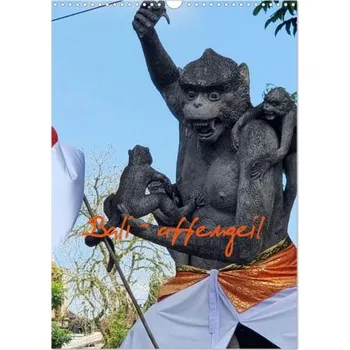 Diář Bali - affengeil (Wandkalender 2026 DIN A3 hoch), CALVENDO Monatskalender (DE)