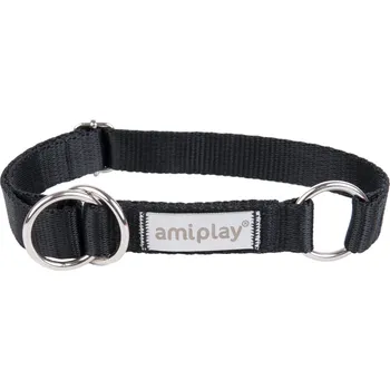 Obojek pro psa Obojek pro psy polostahovací RUMBA černá velikost M, L, XL Rozměr: M - 26-40x2,0 cm