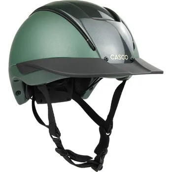 Vybavení pro jezdce CASCO Helma Duell Prime Emerald CASCO, green Obvod hlavy: 51-54 cm