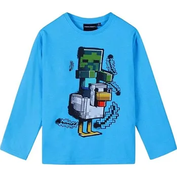 Rybářské oblečení Minecraft: 168-48063 - tričko modré 152 cm