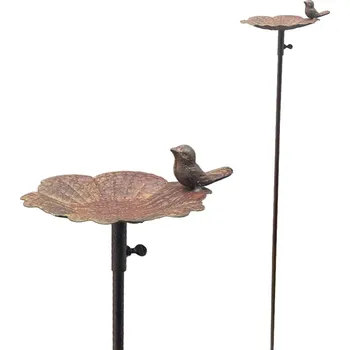 Zahradní dekorace Ptačí pítko BLOOM hnědé