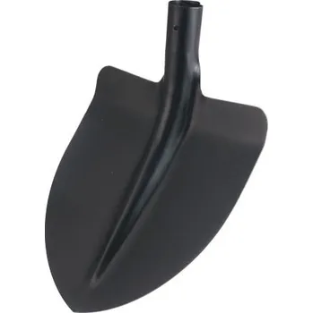 Lopata Lopata špičatá 24cm černá bez násady (Ocelová špičatá lopata bez násady)