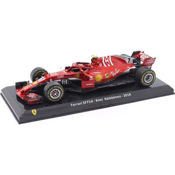 autíčko Ferrari SF71H Kimi Raikkonen 2018 #7 1:24 - Edicola časopis s modelem Ferrari SF71H - kovový model auta