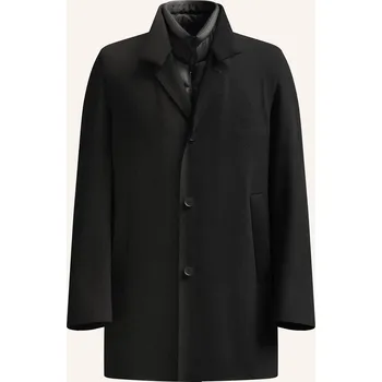 Pánský zimní kabát Strellson Pánský Vlněný Kabát Finlay 2.0, černá, 98