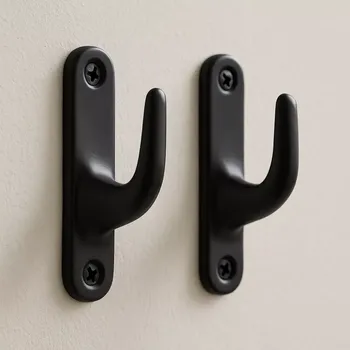 Věšák House Doctor, věšák černý, sada 2 ks