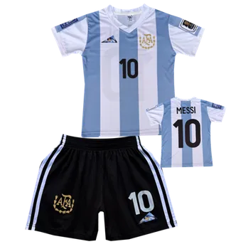 Numberoplus Dětský fotbalové dresy Komplet Argentina 25/26 - Lionel Messi 10 Velikost: 15 let (vel.164)