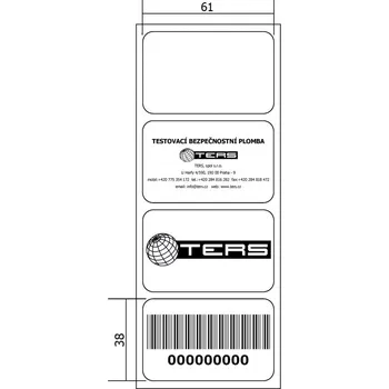 Speciální papír Samolepicí etiketa - papír, 60x40 mm (1000 ks)