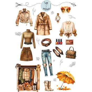 samolepka SAMOLEPKY PODZIMNÍ MÓDA 2