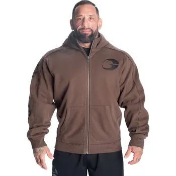 Pánská mikina Gasp PRO GASP HOOD TIMBER – mikina s kapucí Gasp hnědá Velikost: XL