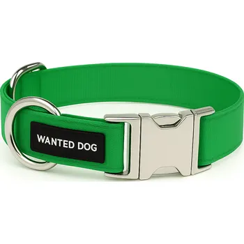 Obojek pro psa Wanted Dog Obojek pro psa - zelený Velikost: M, Typ spony: Plastová