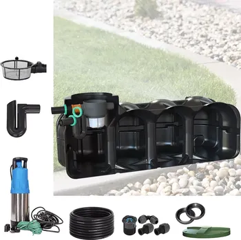 GeraTec Nádrž na dešťovou vodu HUDSON 5000 l - sestava PREMIUM