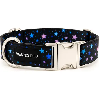 Obojek pro psa Wanted Dog Nylonový obojek pro psa - GALAXY Velikost: M, Typ spony: Plastová, Vodítko ve stejném designu: Žádné