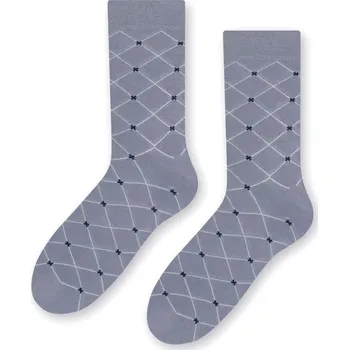 Pánské ponožky Šedé pánské ponožky Steven, šedá 39/41