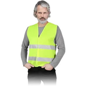 Ogrifox LUMI HI-VIS vysoce reflexní vesta 5 PACK žlutá S-3XL