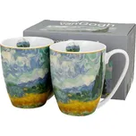 Sada 2 ks porcelánových hrnků Van Gogh Wheat Field 350 ml vícebarevný