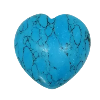 Přírodní kámen Tyrkenitové srdce – hmatka přírodní minerál cca 4×4 cm