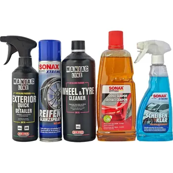 Výběr SPUUMY na mytí auta - sada autokosmetiky na exteriér