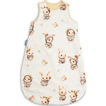 Spací pytel pro miminko Spací vak mušelín, bavlna, Bunny, 80x50cm, M - béžový