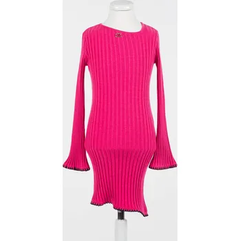 Dámské šaty Šaty s dlouhým rukávem a háčkováním růžové Twinset Girl velikost: 8