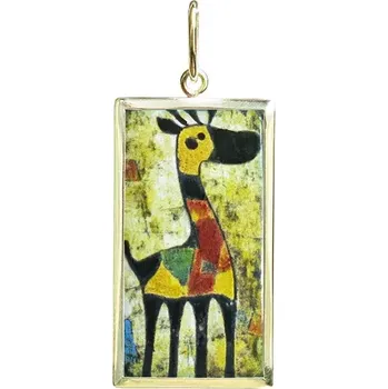 Přívěsek Aljančič Miniartion Žirafa žluté zlato