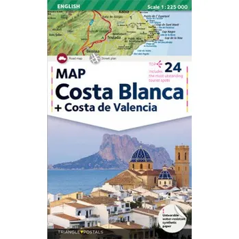 Costa Blanca, mapa (EN)
