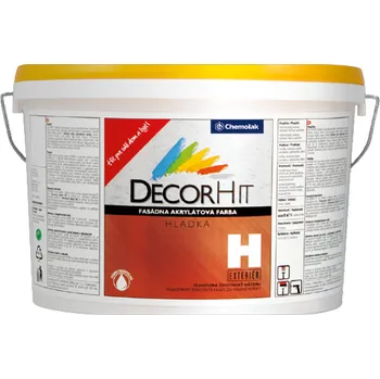 Fasádní barva Chemolak Decorhit H/0100 barva fasádní hladká bílá Objem: 0,8l
