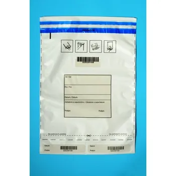 Obalový materiál Bezpečnostní sáček, velký - (neprůhledný), 295x395 mm + 2x35 mm (100 ks)