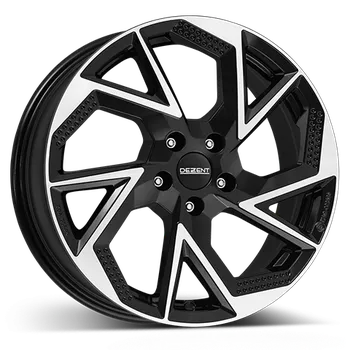 Alu kolo Alu disk DEZENT AP dark 6.5x16, 5x112, 66.6, ET47 Black/polished