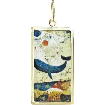 Přívěsek Aljančič Miniartion Velryba 2 žluté zlato