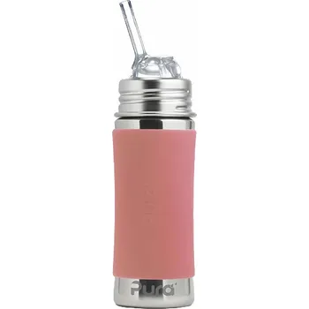 Sport Pura Pura® nerezová láhev s brčkem 325 ml NOVINKA 2025 Barva: Rose