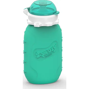 Svačinový box SQUEASY GEAR silikonová kapsička 180ml Barva: Aqua
