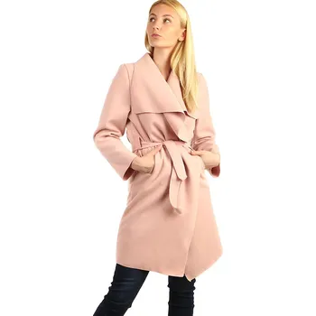 Dámský kabát TopMode Zavinovací dámský fleecový kabát s páskem 775225