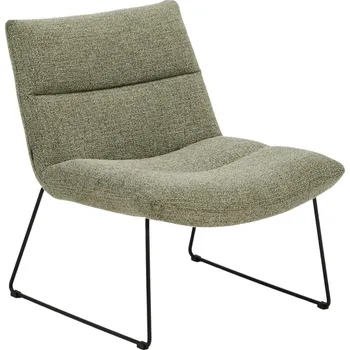 Křeslo Zelené čalouněné křeslo Kave Home Asen