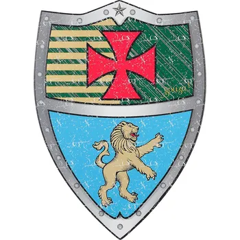 Dřevěná hračka Souza! - Rytířský štít Ronald