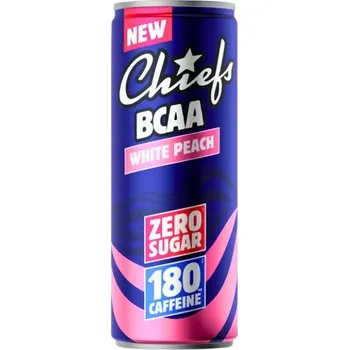 Aminokyselina CHIEF´S Chiefs BCAA Drink - 330 ml Příchuť: White Peach
