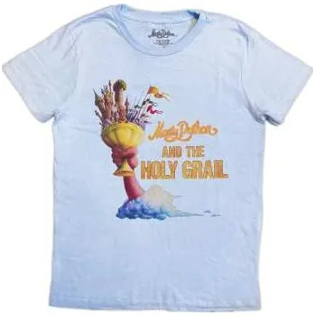 Pánské oblečení Merch Monty Python: Monty Python Ladies T-shirt: Holy Grail Lifted (light Blue) (xx-large) XXL