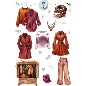 samolepka SAMOLEPKY PODZIMNÍ MÓDA 3