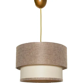 Závěsný lustr Tubol béžový