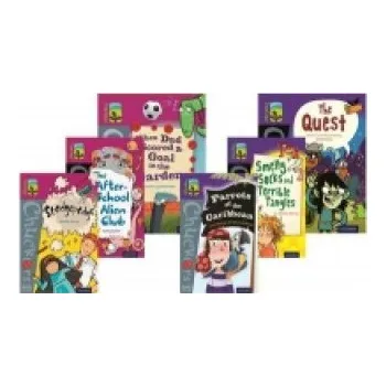 Cizí jazyk Oxford Reading Tree TreeTops Chucklers: Oxford Level 10-11: Pack of 6 – Steve Skidmore,Seb Burnett,Damian Harvey,Steve Barlow,Jonny Zucker (EN)