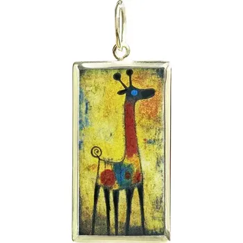 Přívěsek Aljančič Miniartion Žirafa 2 žluté zlato