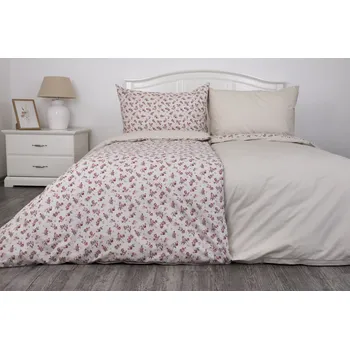 Přehoz na lůžko Podpěrová s.r.o. Přehoz, letní deka MANON RŮŽE / UNI BÉŽOVÁ Velikost: PŘEHOZ 140x200 cm