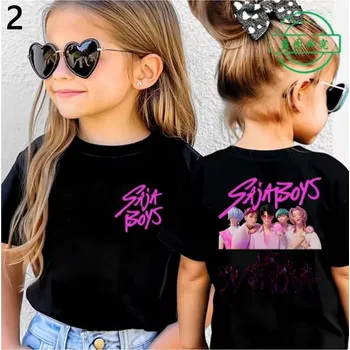 KPop Demon Hunters (Lovkyně démonů) KPop Demon Hunters dívčí tričko s oboustranným potiskem Motiv: 2, Velikost: 100